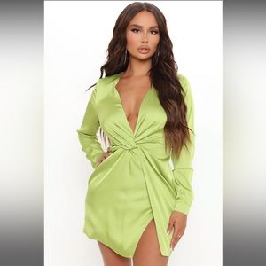 Sugar Free Dress - Lime